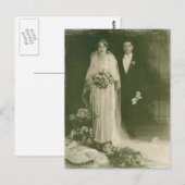  Romantische bride en bruidskaarten Briefkaart (Voorkant / Achterkant)