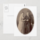  Romantische bride en bruidskaarten Briefkaart (Voorkant / Achterkant)