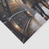 Romantische Bridge Walk Decoupage Tissuepapier (Detail)