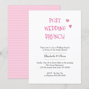 Romantische bruid met twee verweven harten kaart