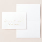 Romantische bruidegom cadeau aan mijn bruid trouwd folie kaarten (Display)