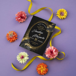 Romantische bruiloft-cadeau uitnodiging - tijdloos