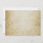 romantische bruiloft details kaart (Achterkant)