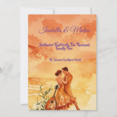 Romantische bruiloft Isabella & Mateo  Save The Date (Voorkant)