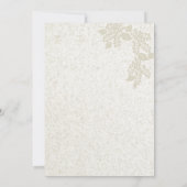 Romantische bruiloft kaart (Achterkant)