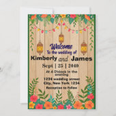 Romantische bruiloft uitnodiging (Voorkant)