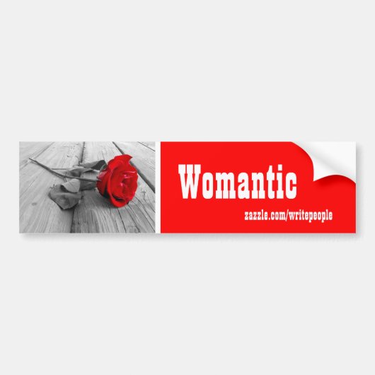 romantische bumperstickers (Voorkant)