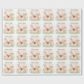 Romantische Bunny Kaart - voor altijd van jou Cadeaupapier (Vlak)