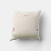 Romantische Bunny Kaart - voor altijd van jou Kussen (Achterkant)