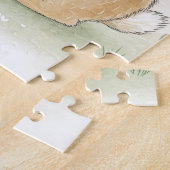 Romantische Bunny Kaart - voor altijd van jou Legpuzzel (Zijkant)