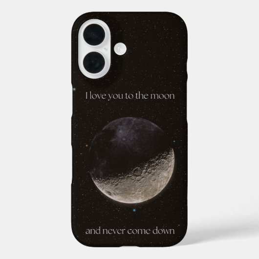Romantische cadeau "Ik hou van je tot de maan" tel Case-Mate iPhone Case (Achterkant)
