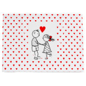 Romantische cadeautas met harten (Voorkant)