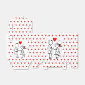 Romantische cadeauverpakking voor stel Liefde Bedankdoosjes (Uitgevouwen)