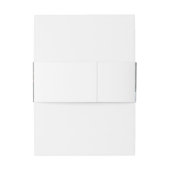 Romantische Calligrafie Foto Bruiloft Uitnodigingen Wikkel (Achterkant Voorbeeld)