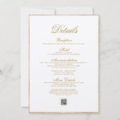 ROMANTISCHE CALLIGRAPHY&CLASSIC MONOGRAM WEDDING+R KAART (Achterkant)