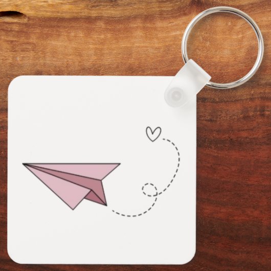 Romantische Camping Sunset - Sleutelhanger (Achterkant)