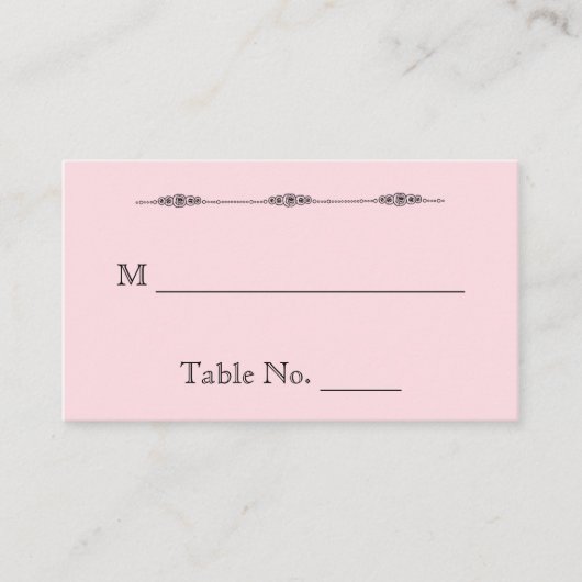 Romantische Cartoon bruiden trouwplaats kaarten Plaatskaartje (Voorkant)