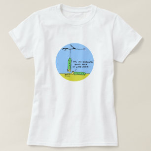 Romantische Cartoon in liefde T-shirt
