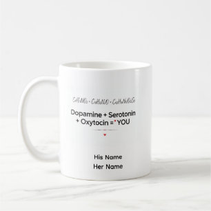 Romantische Chemie Cadeau Liefdeshormoon Mok