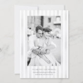 Romantische chic Franse roos botanische bruiloft Save The Date (Achterkant)
