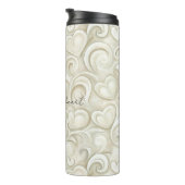Romantische chic hartkrullen thermosbeker (Geroteerd rechts)