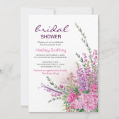 Romantische Chique Wildflower Zomer Kaart (Voorkant)