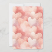 Romantische chocolade Strawberry Hearts Vrijgezell Kaart (Achterkant)