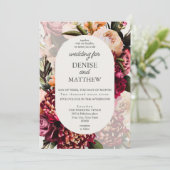 Romantische chrysant op sneeuwwit kaart (Staand voorkant)