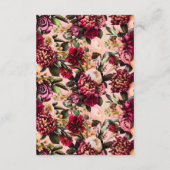 Romantische Chrysanthemum Informatiekaartje (Achterkant)