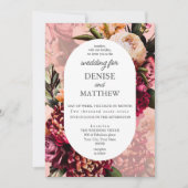 Romantische Chrysanthemum op amandel Gossamer Pink Kaart (Voorkant)