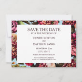 Romantische Chrysanthemum op gesponnen Sugar Blue (Achterkant)