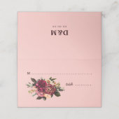 Romantische Chrysanthemum op Gossamer Pink Place C Plaatskaartje (Buitenkant ongevouwen)