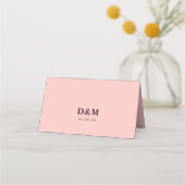 Romantische Chrysanthemum op Gossamer Pink Place C Plaatskaartje (Achterkant)