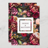 Romantische Chrysanthemum op Polar Night Save Datu Kaart (Voorkant / Achterkant)