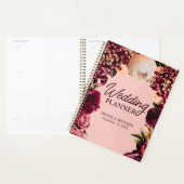 Romantische Chrysanthemum op Roze Gossamer Planner (Display)