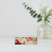 Romantische Collage Calling Card Contactkaartje (Staand voorkant)