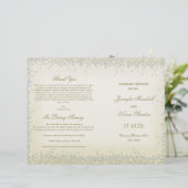 Romantische Confetti Gold en zilverglitter (Staand voorkant)