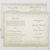 Romantische Confetti Gold en zilverglitter (Voorkant / Achterkant)