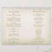 Romantische Confetti Gold en zilverglitter (Achterkant)