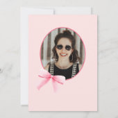 Romantische Coquette Bachelorette Party uitnodigin Kaart (Achterkant)