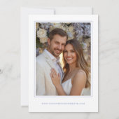 Romantische cottage bruiloft save the date (Achterkant)