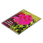 Romantische Cottagecore Bloemdesign Notitieboek (Linkerzijde)