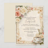  Romantische Cottagecore Vrijgezellenfeest Kaart (Voorkant / Achterkant)