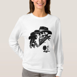 Romantische Cowboy en Cowgirl Design - Wilde Weste T-shirt