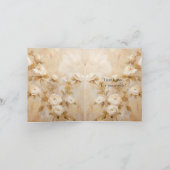 Romantische Crème Rozen Bedankt (Binnen)