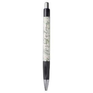 Romantische Crème Rozen Bloemrijke Bruids Bruiloft Pen
