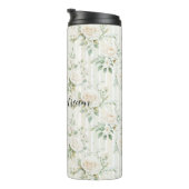 Romantische Crème Rozen Bloemstuk Thermosbeker (Geroteerd rechts)