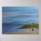 Romantische dag op het strand poster (Voorkant)