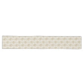 Romantische Damask Table Runner Waterverf Ivory Hu Lange Tafelloper (Horizontaal)