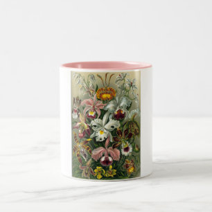 romantische date bloemen rsvp kleurrijk chic tweekleurige koffiemok